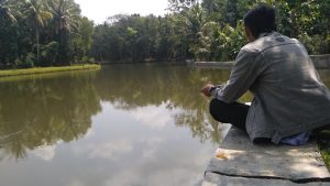 Embung Bendo Tirto yang terletak di Temuwuh Lor Balecatrur Gamping Sleman Yogyakarta.